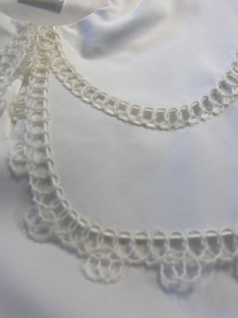 【新品・タグ付き】yori shiroconループ刺繍ロングスリーブ 38 白