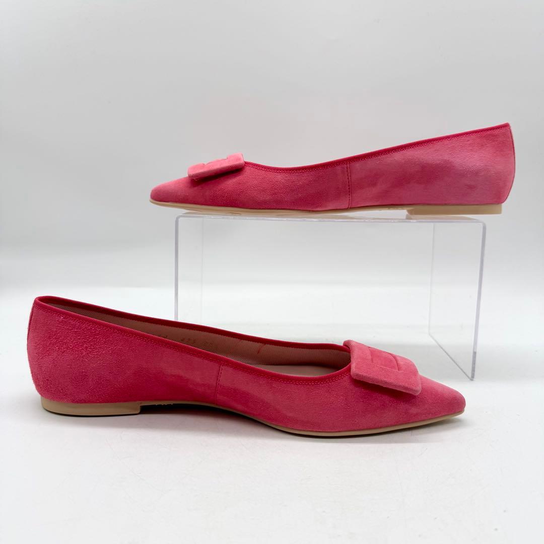 Pretty Ballerinas プリティーバレリーナスエードフラットパンプス