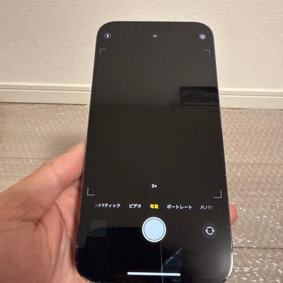 【背面割れ】【カメラ破損】iPhone 13promax 128GB
