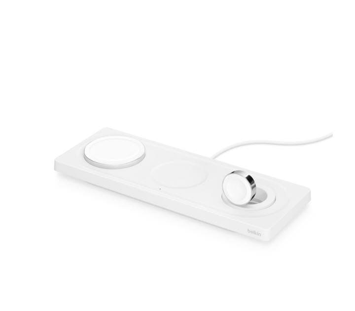 Belkin ワイヤレス充電器　ベルキン　magsafe 白　充電doc