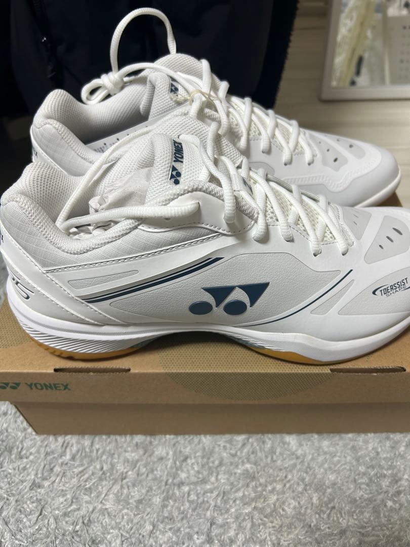 YONEX バドミントンシューズ SHB654ZM ホワイト