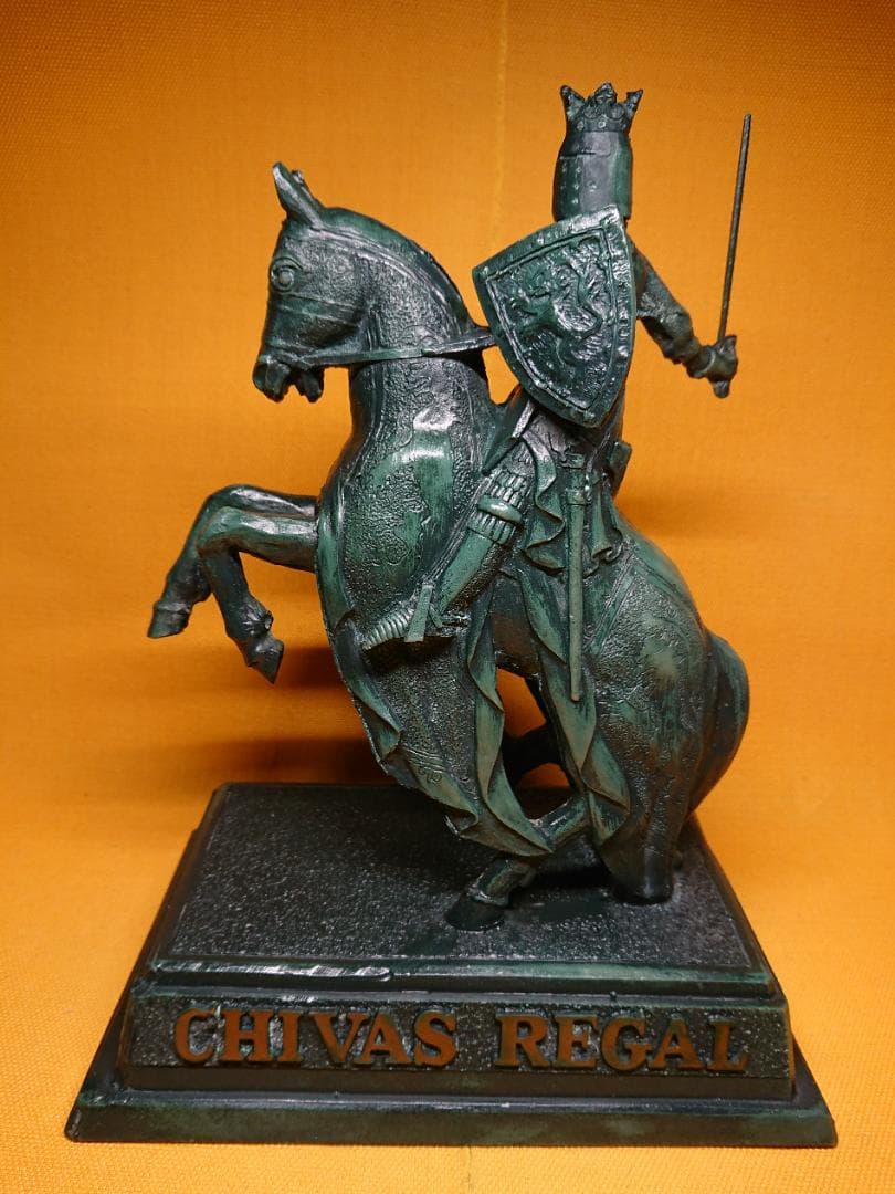 ビンテージ　騎士　馬　人形　金属　置物　インテリア　工芸品　美術品　A2551