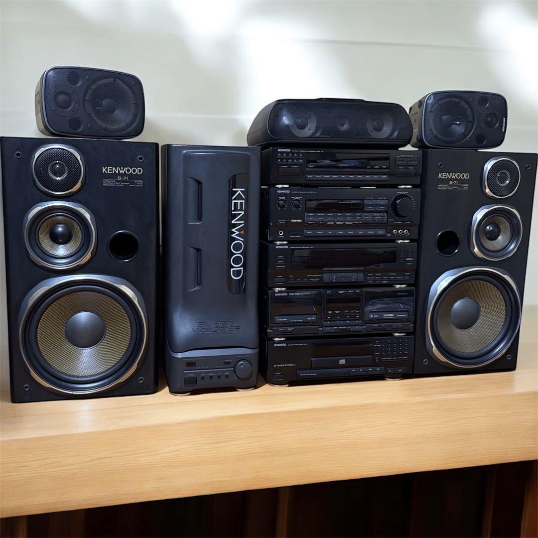 ②送料込み KENWOOD ROXY J7 システムコンポ バブルコンポ 最上位