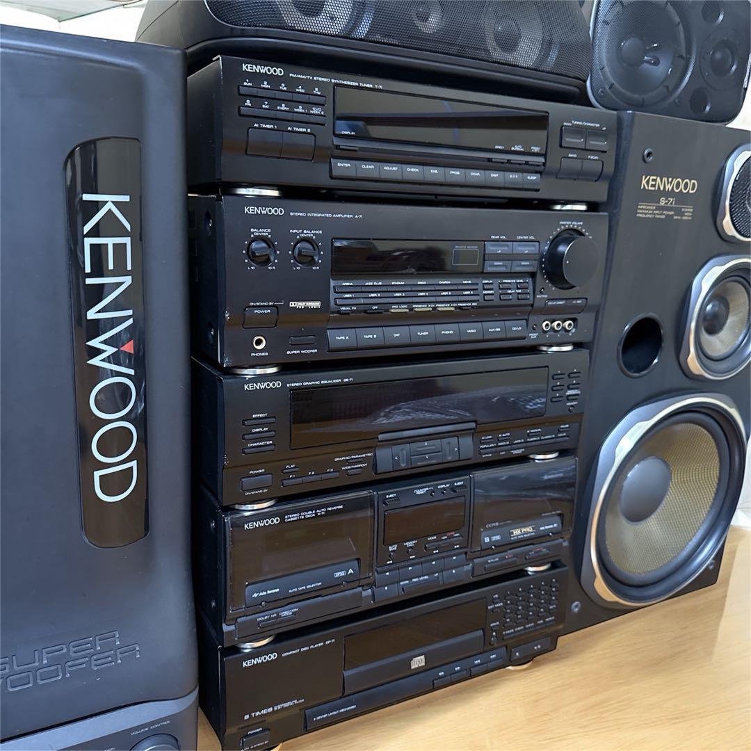 ②送料込み KENWOOD ROXY J7 システムコンポ バブルコンポ 最上位