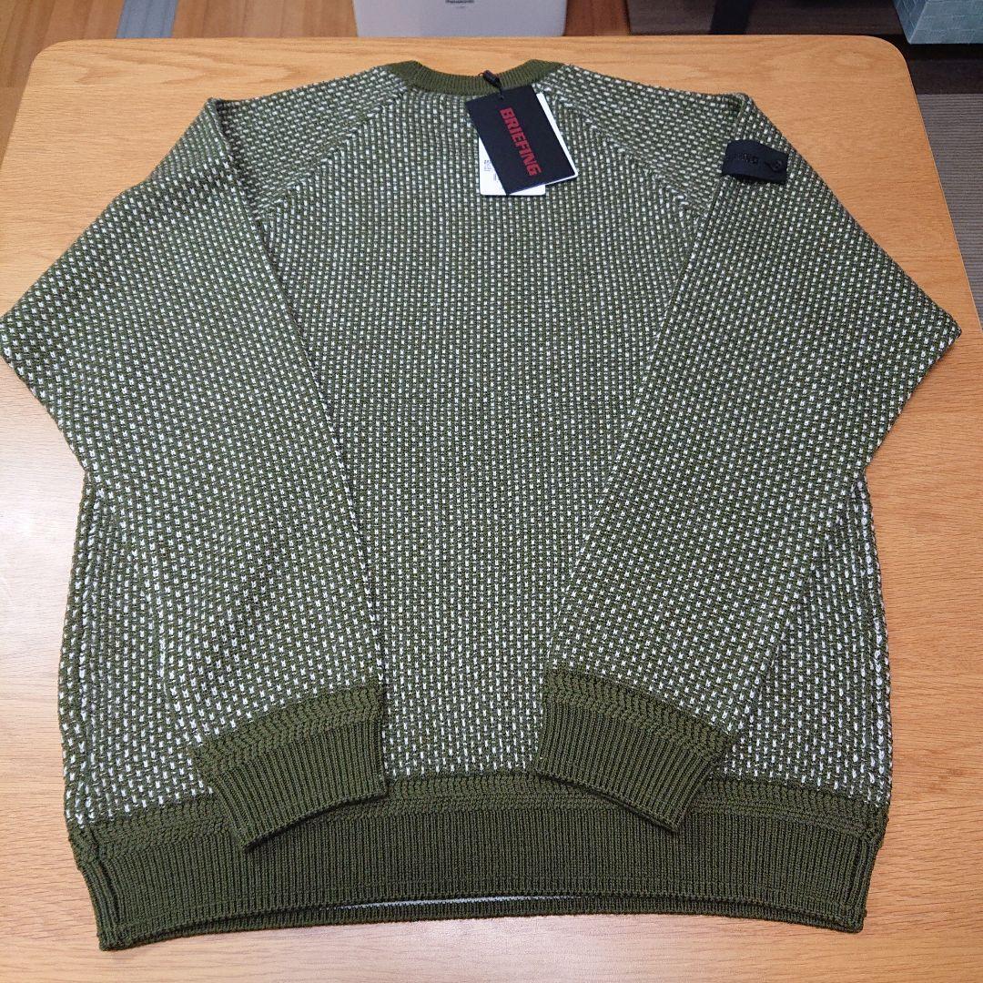 BRIEFING GOLF ブリーフィングゴルフ メンズウェア　セーターオリーブ