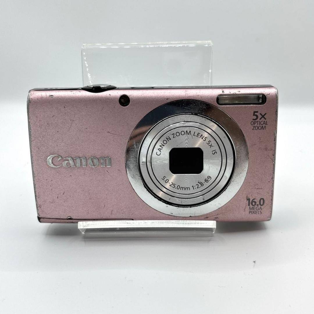 Canon PowerShot A2400 IS ピンク　PC1731　デジカメ