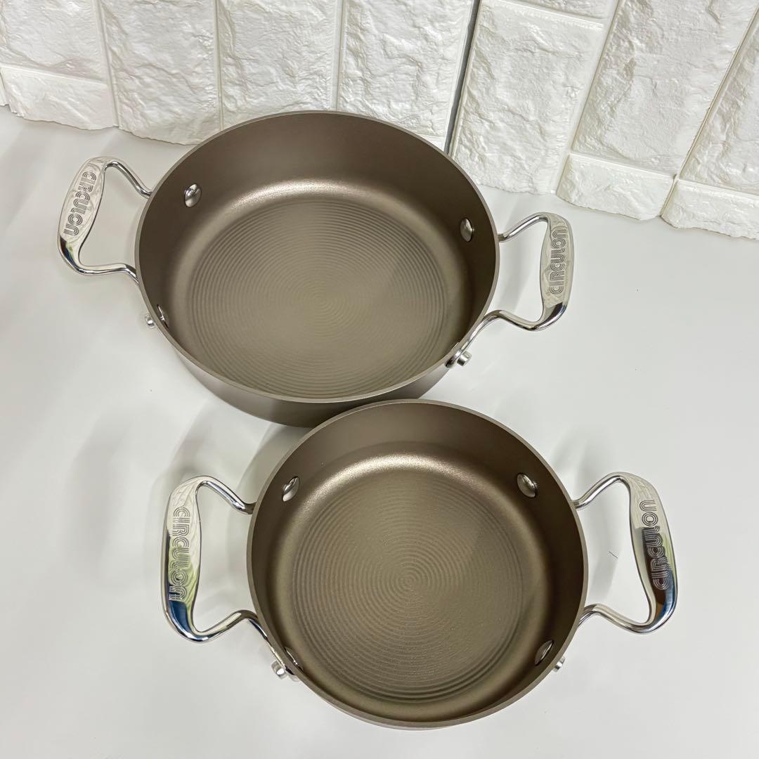 MEYER サーキュロン 2ピースセット　マイヤー　両手鍋+蓋 調理器具