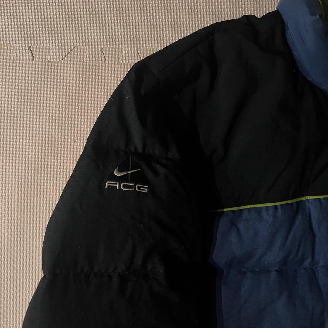 【希少当時物❗️】90s nike acg ダウンジャケット　ナイキロゴ