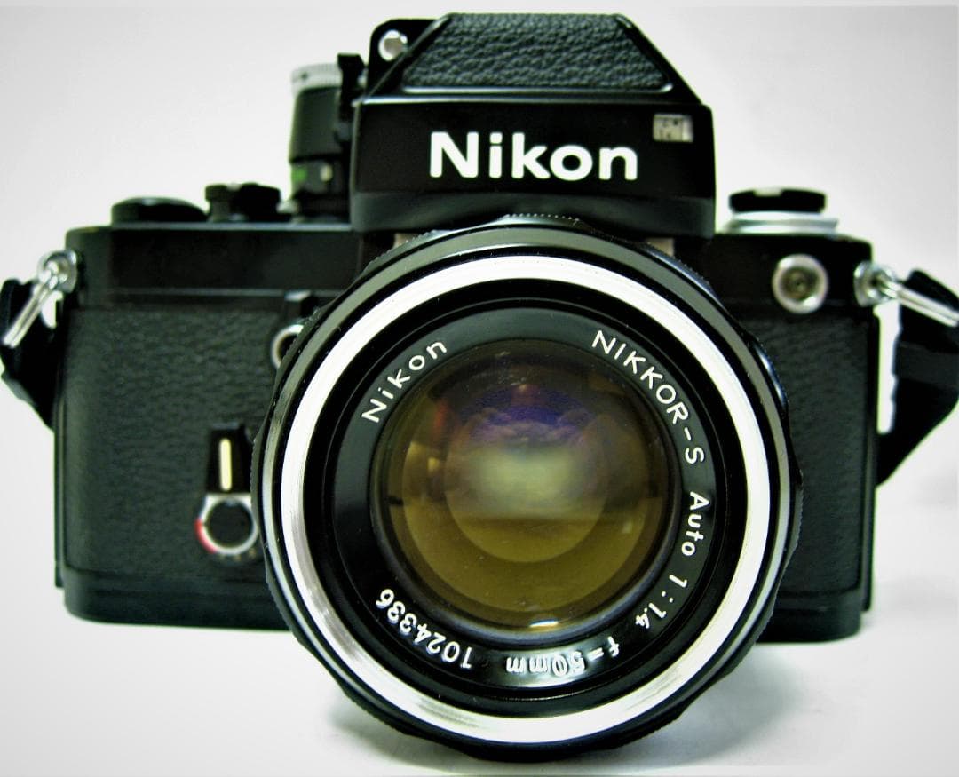 美品 アンティーク ニコンF2フォトミック 50mm F1.4ブラックNikon