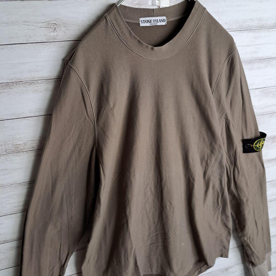 【入手困難】ストーンアイランド ロングTシャツ ロゴ スウェット ワッペン 勲章