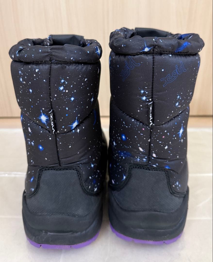 THE NORTH FACE X-girl ヌプシ スノーブーツ 宇宙 24cm