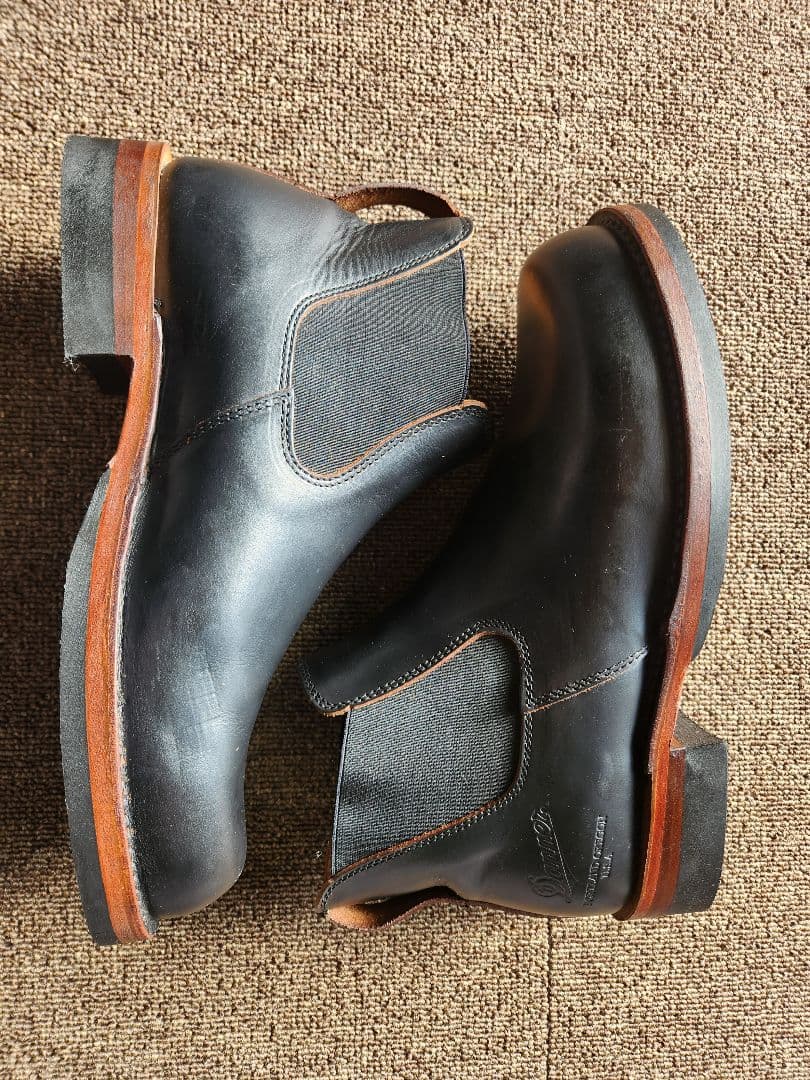Danner ダナー レザー サイドゴアブーツ Vibramソール USA製　黒