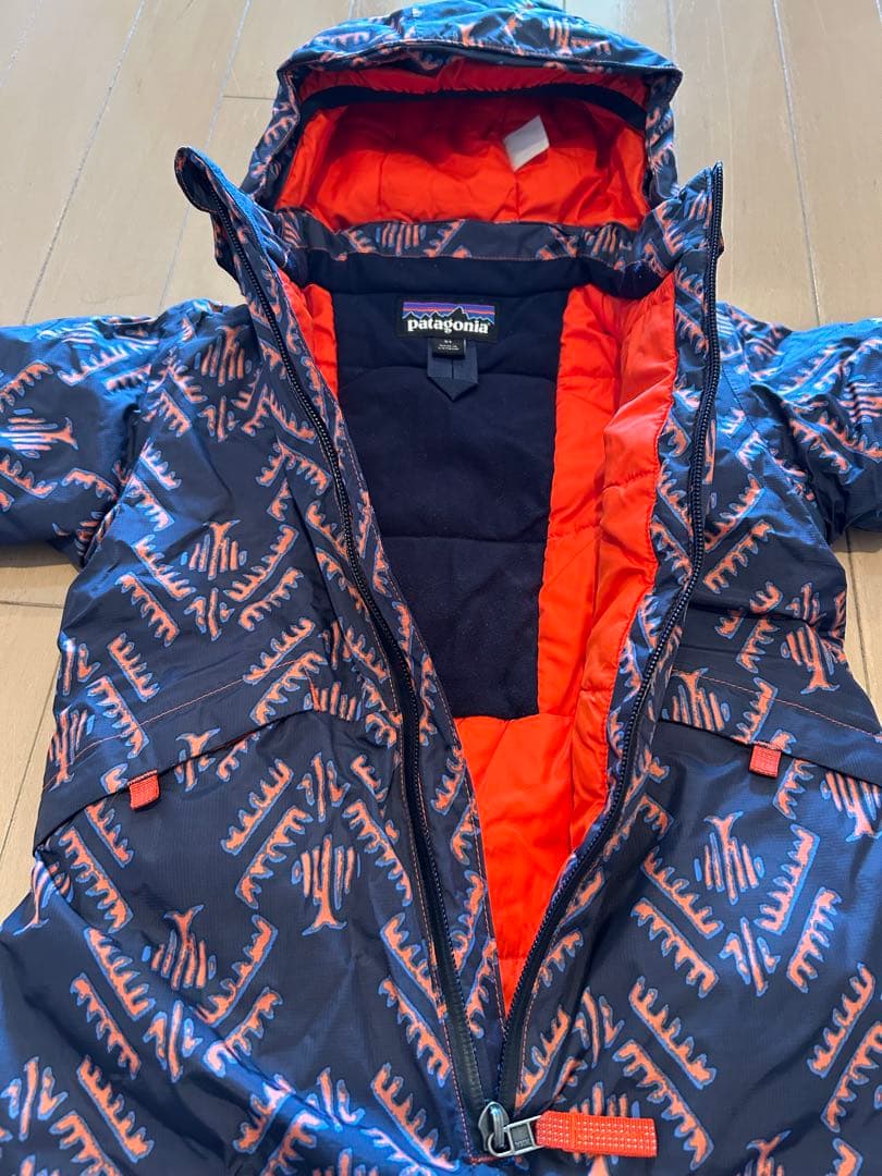 美品　patagonia ベビースノーパイルワンピース　つなぎ　オールインワン