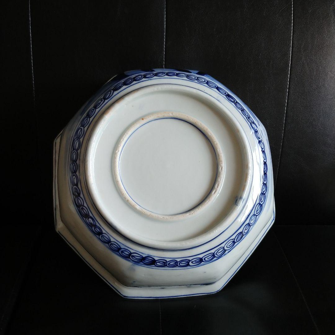 伊万里八角鉢　(大）