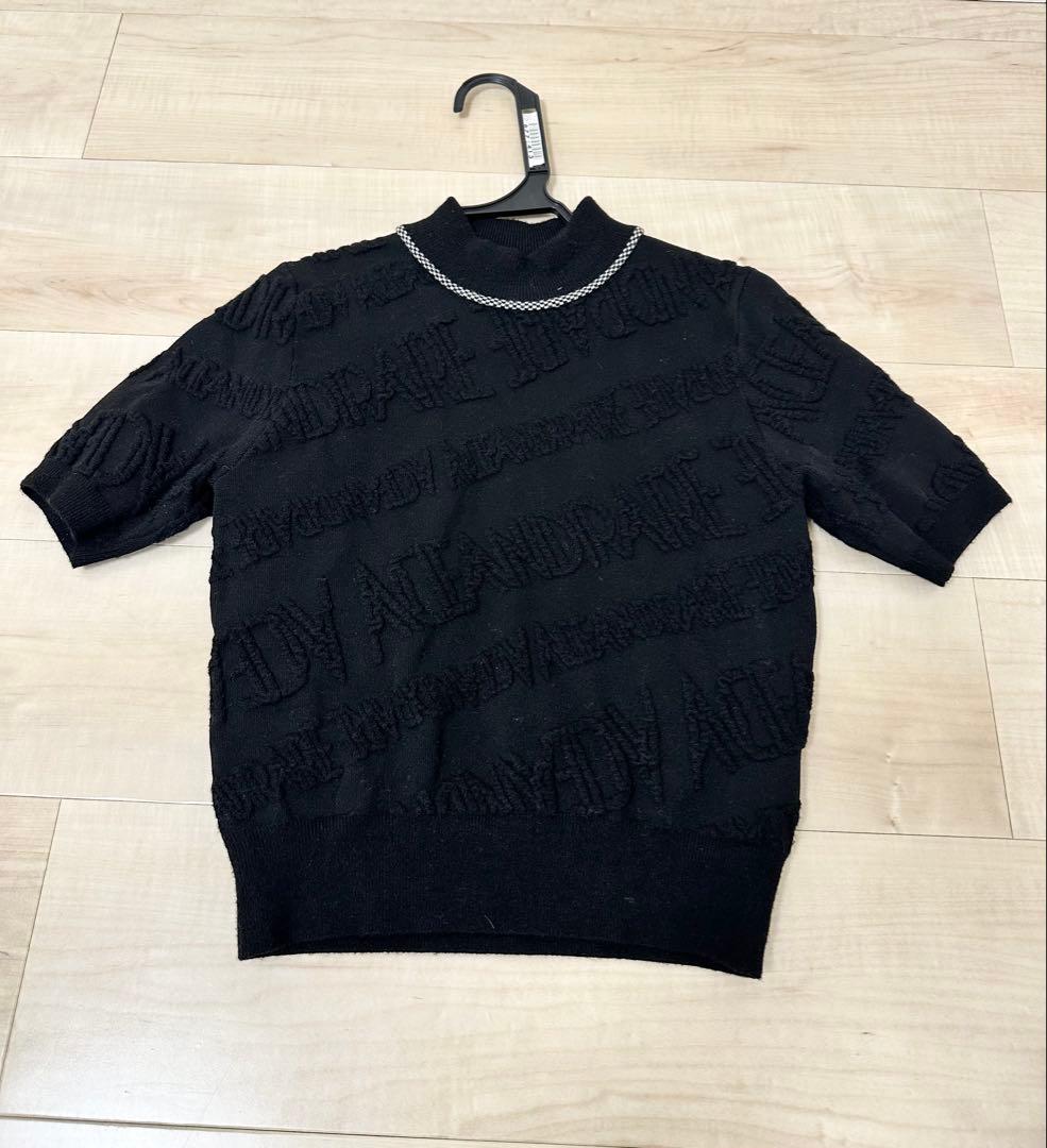 ACEANDREA EMBOSS JQ アームカバー　ニットアップ
