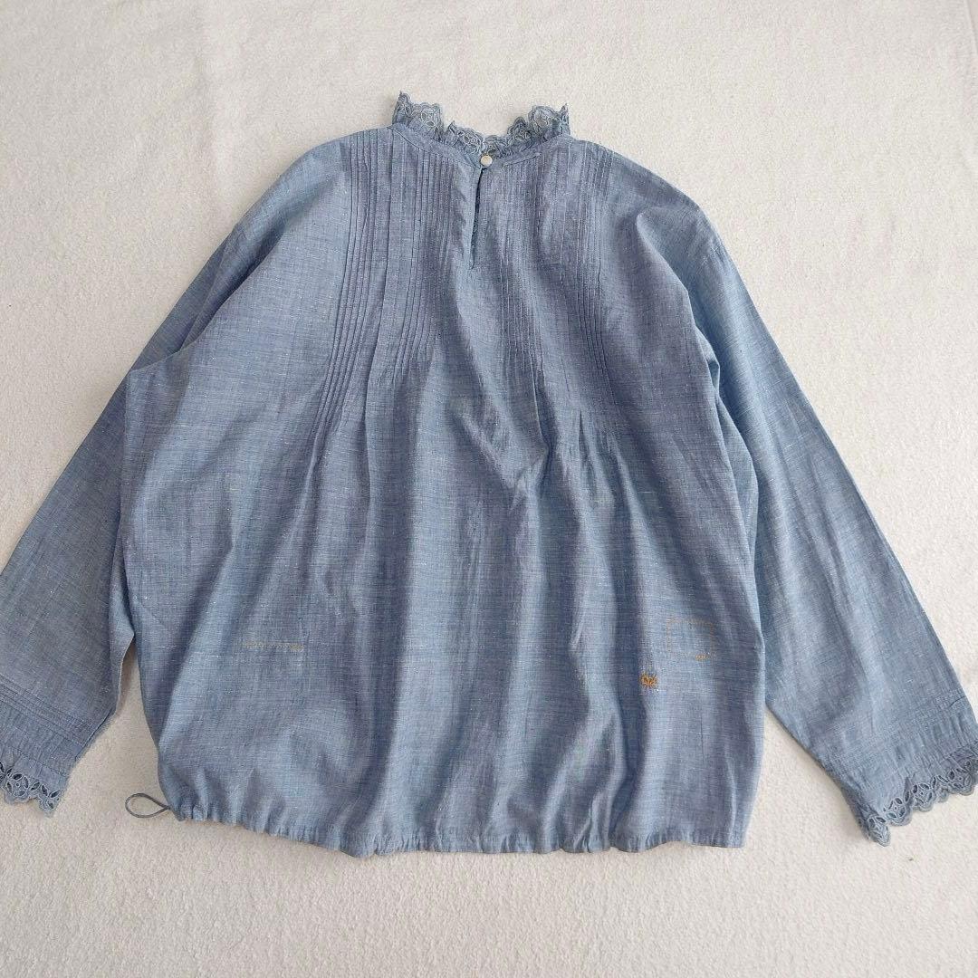 45R 藍インドカディdeTシャツ　45rpm