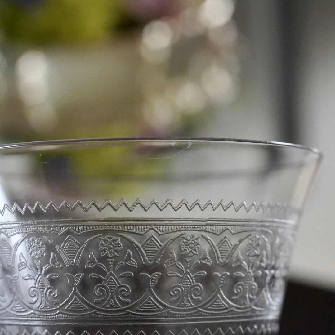 極希少オールドバカラ セギュール｜花文を纏う1脚 ワイングラス BACCARAT