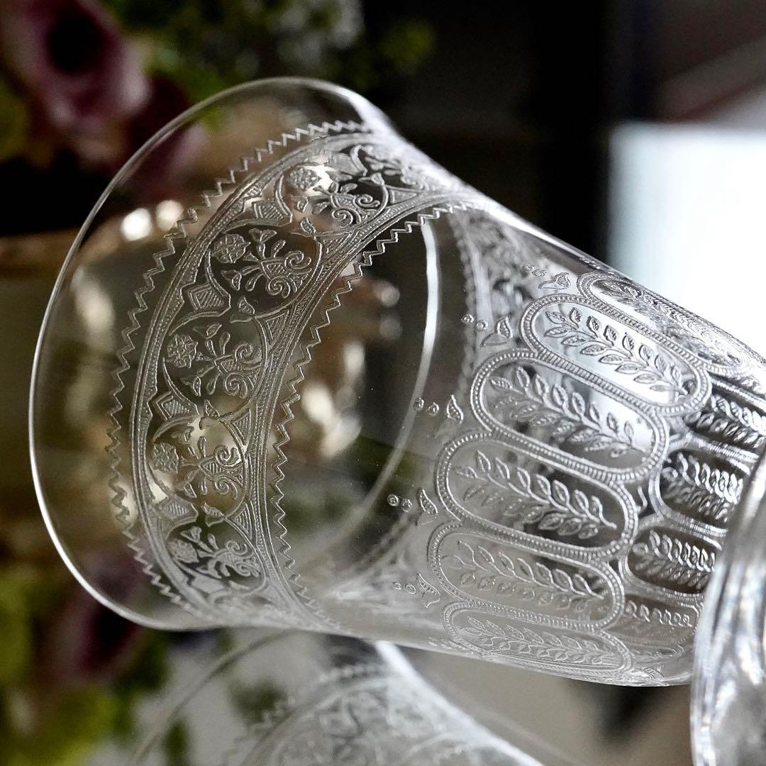 極希少オールドバカラ セギュール｜花文を纏う1脚 ワイングラス BACCARAT