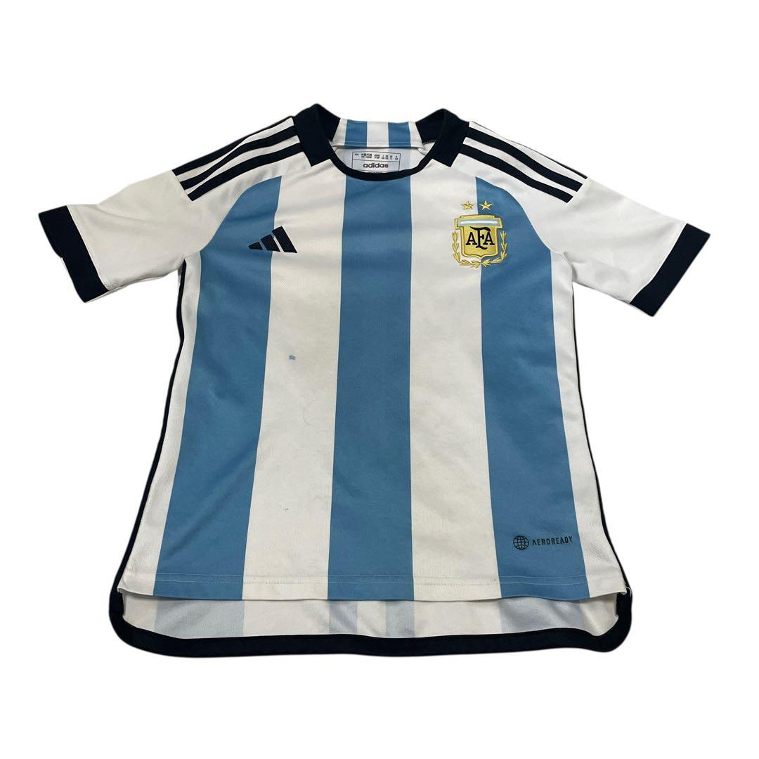 アルゼンチン代表　ジュニア用　半袖ユニフォーム　adidas