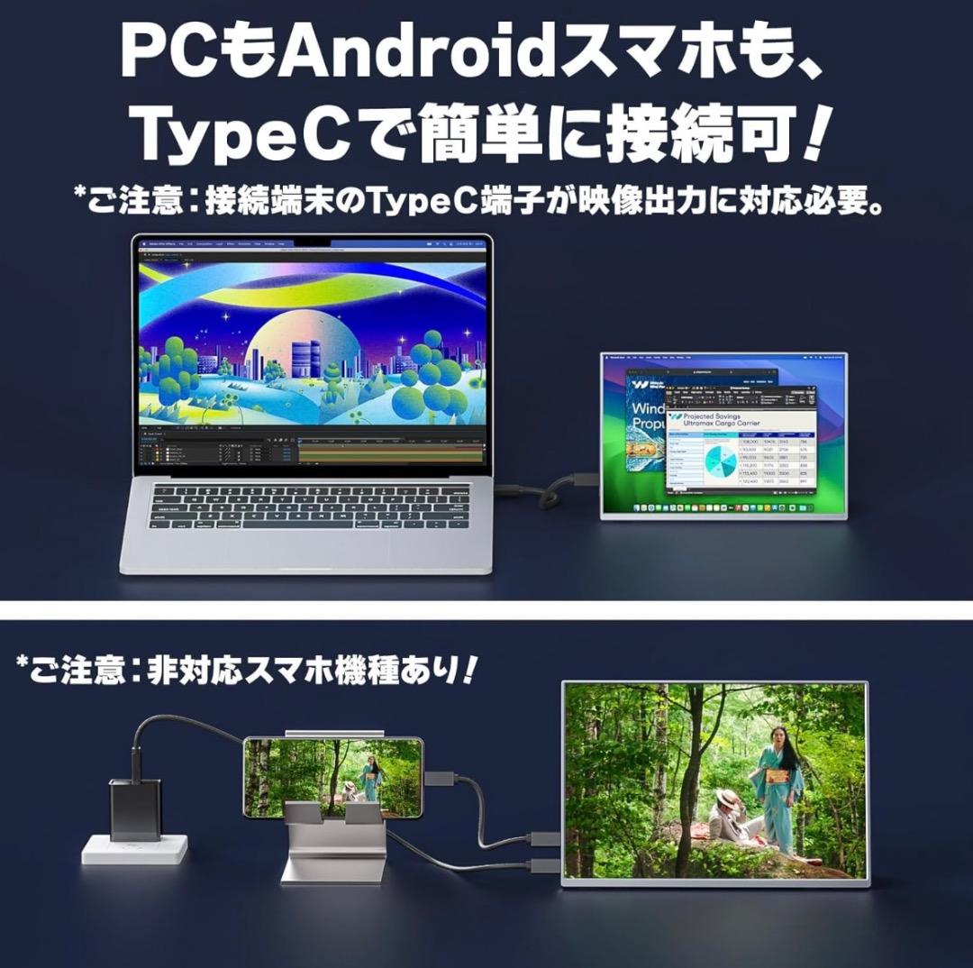 VisionOwl 10.5インチポータブルモニター