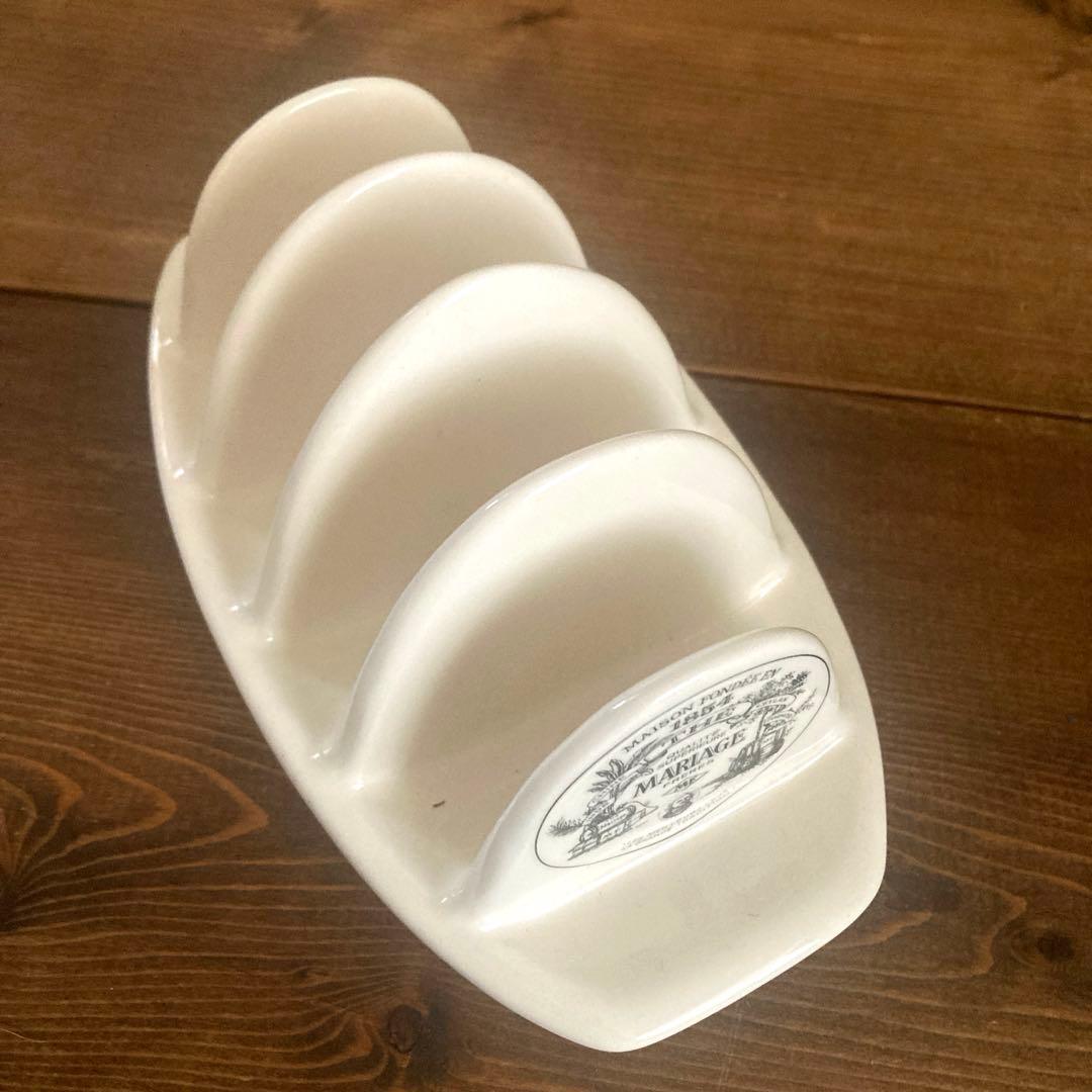 MARIAGE FRERES 陶器製　トーストラック　フランス