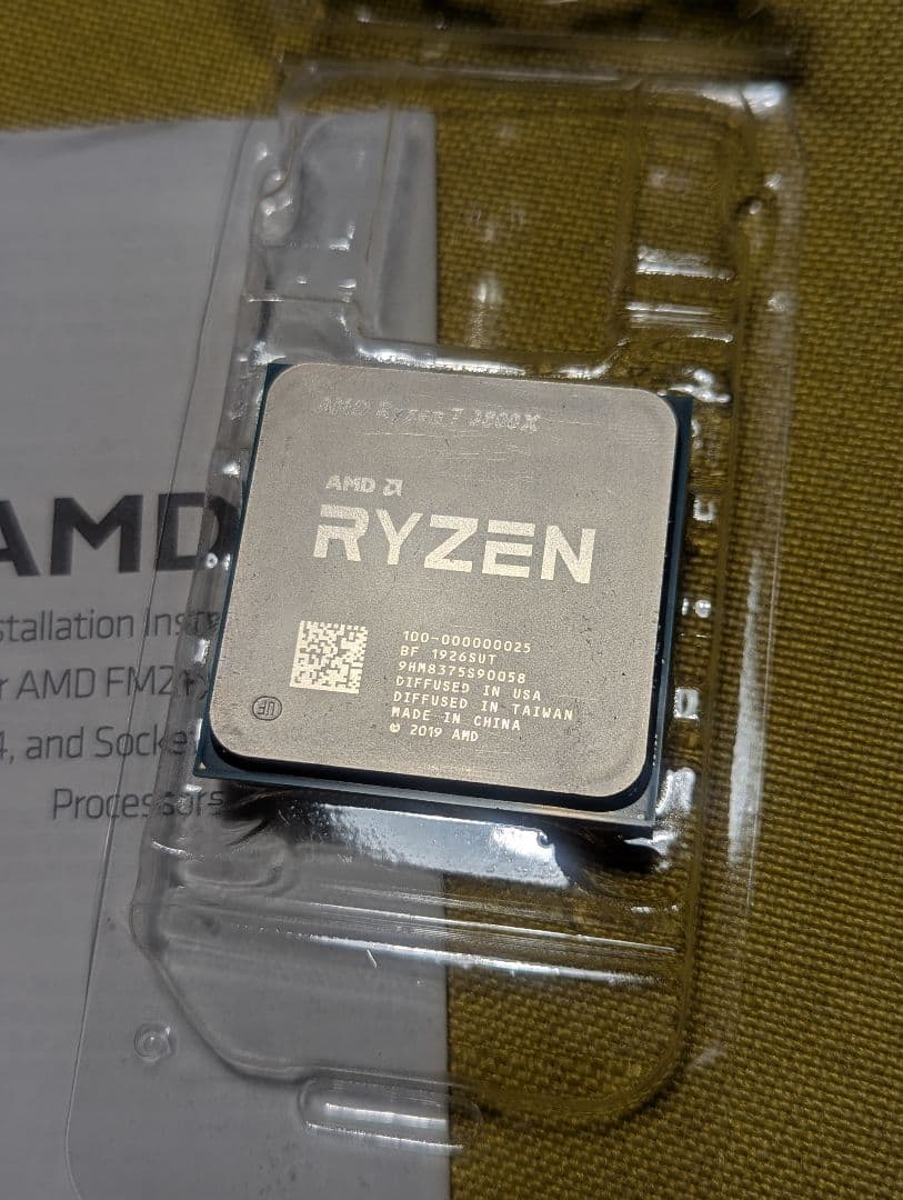 AMD Ryzen 7 3800X AM4 本体のみ