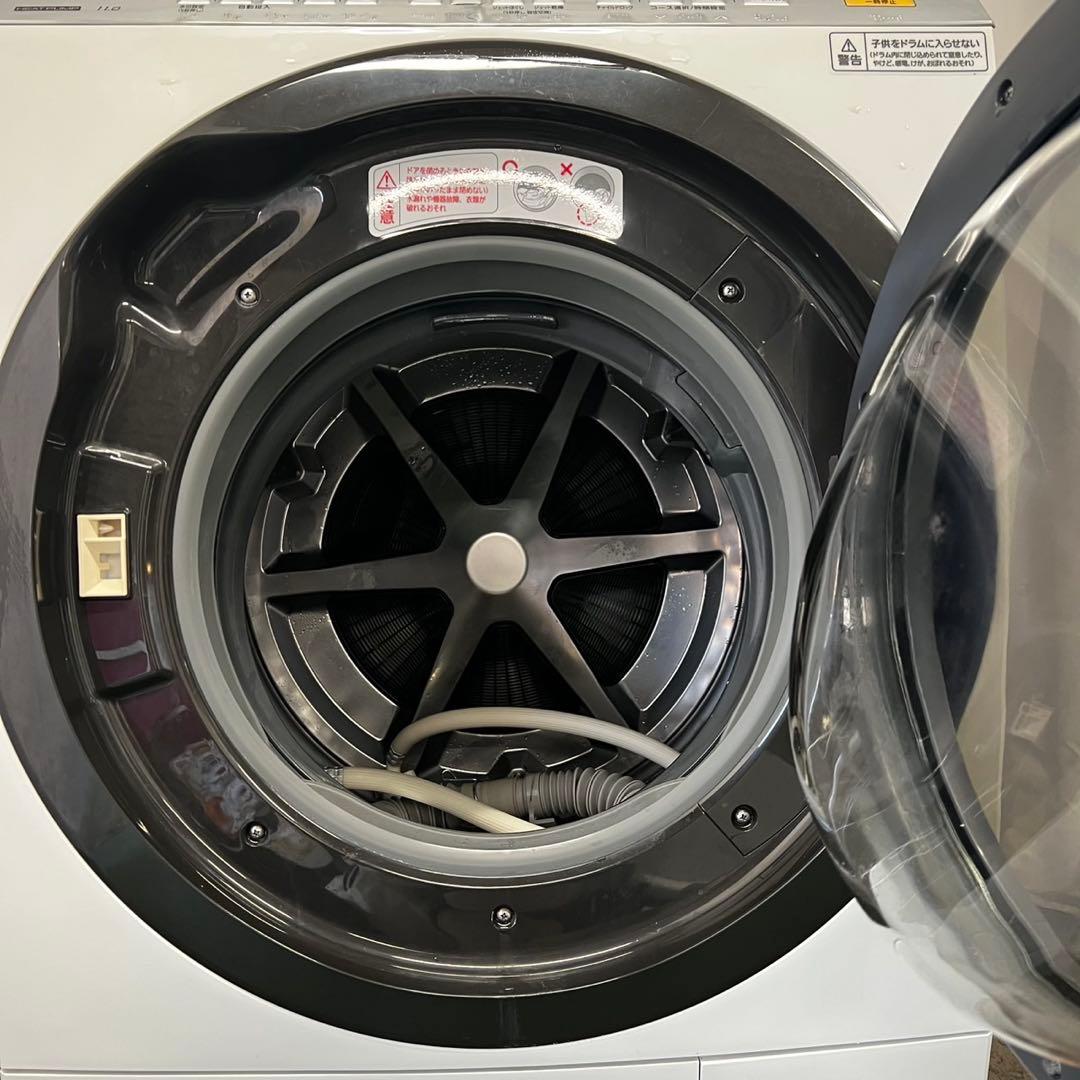 136❤️　ドラム式洗濯機　11キロ　パナソニック　乾燥付き　安い　中古　設置無料