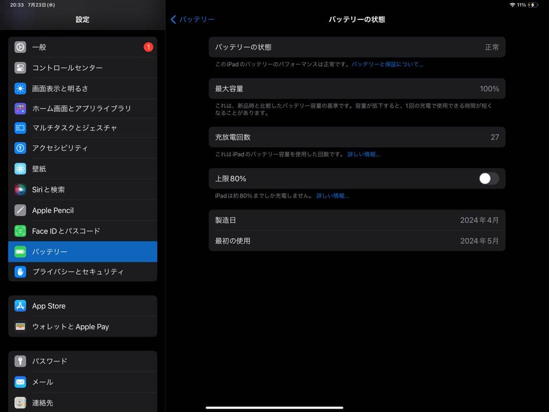 ipad pro m4 13インチ