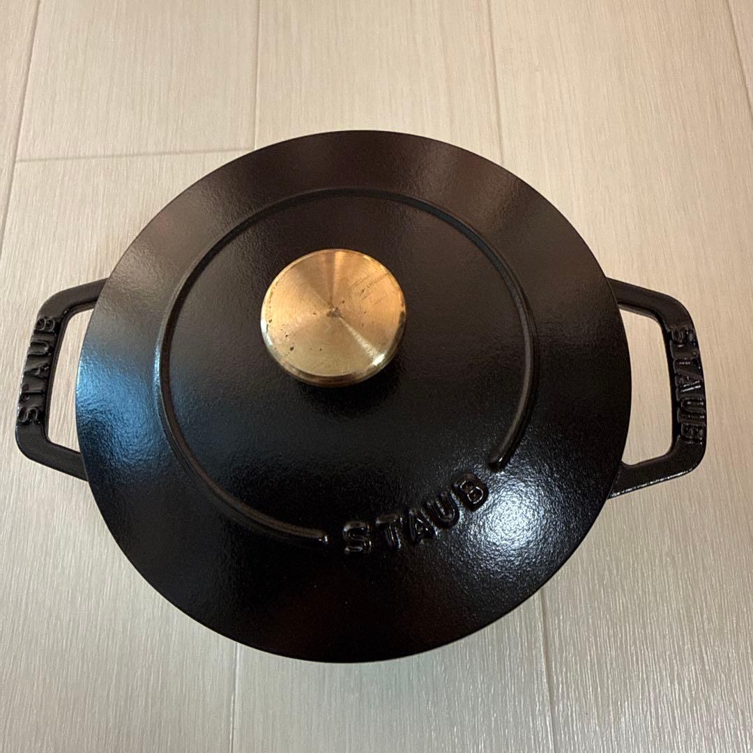 staub ストウブ 「 ワナベ ブラック S 16cm 」