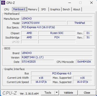 Windowsノート本体 ThinkPad E14 Gen 6 AMD ddr5-32 SSD 1T