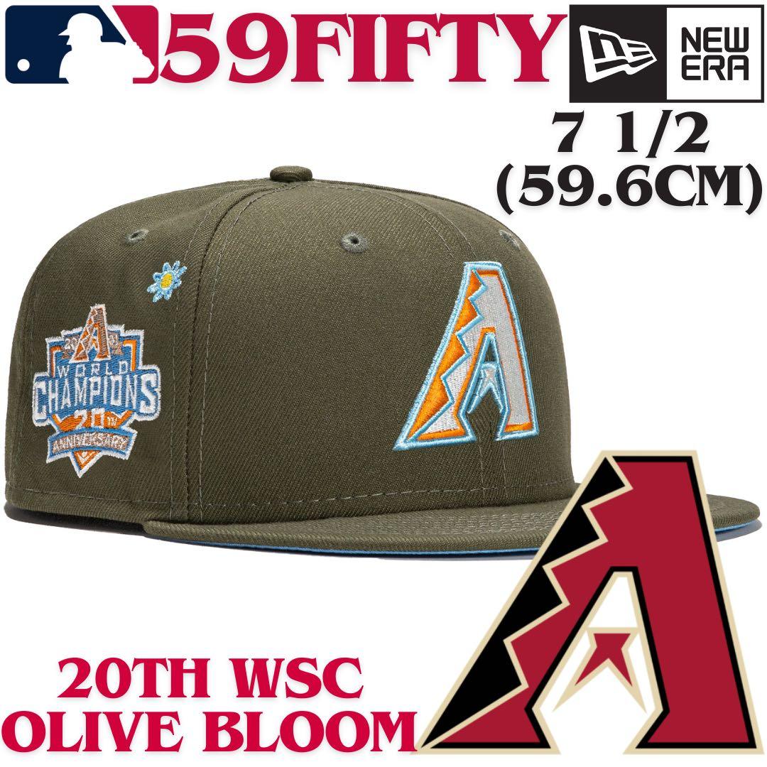 【海外限定】ニューエラ アリゾナダイアモンドバックス 59FIFTY オリーブ