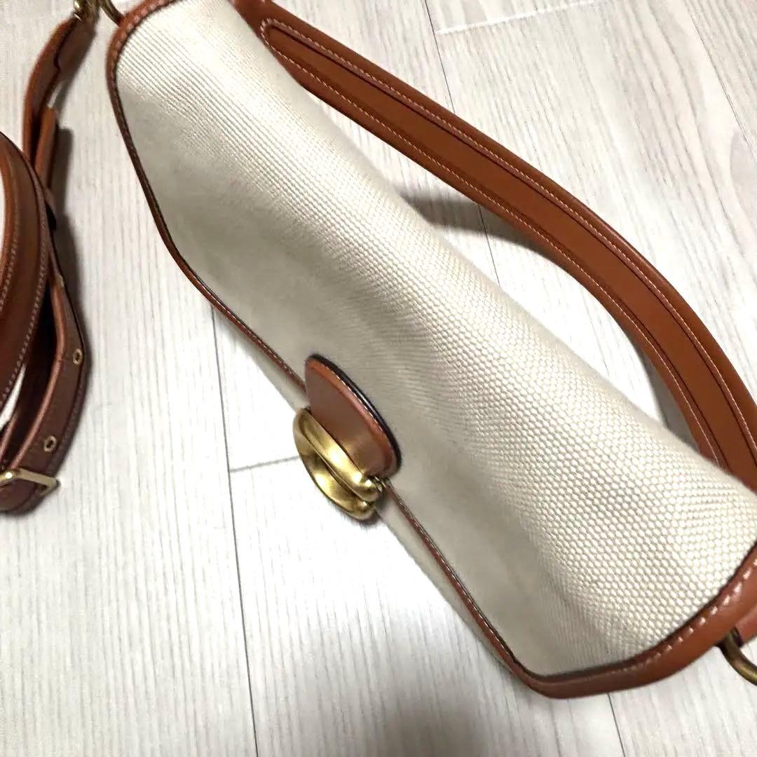 coach ソフト　タビー　ショルダー　キャンバス　ハンドバッグ　2way