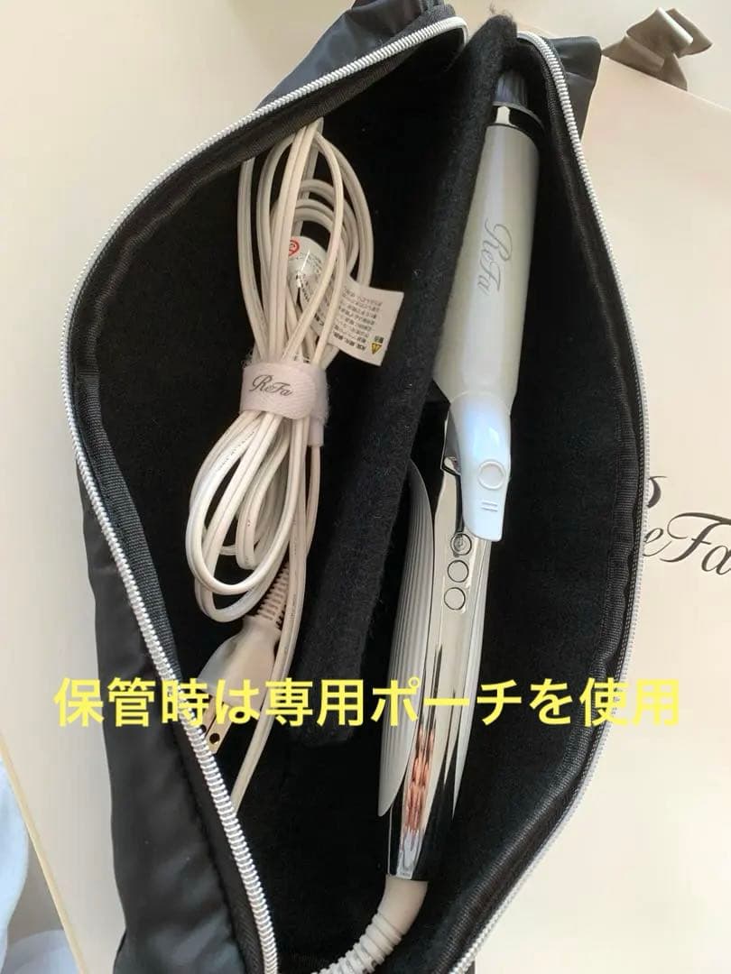 ReFa カールヘアアイロン ホワイト 38mm RE-AV-02A