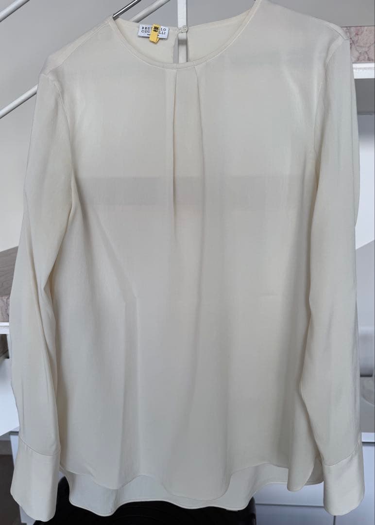 BRUNELLO CUCINELLI シルク長袖ブラウス