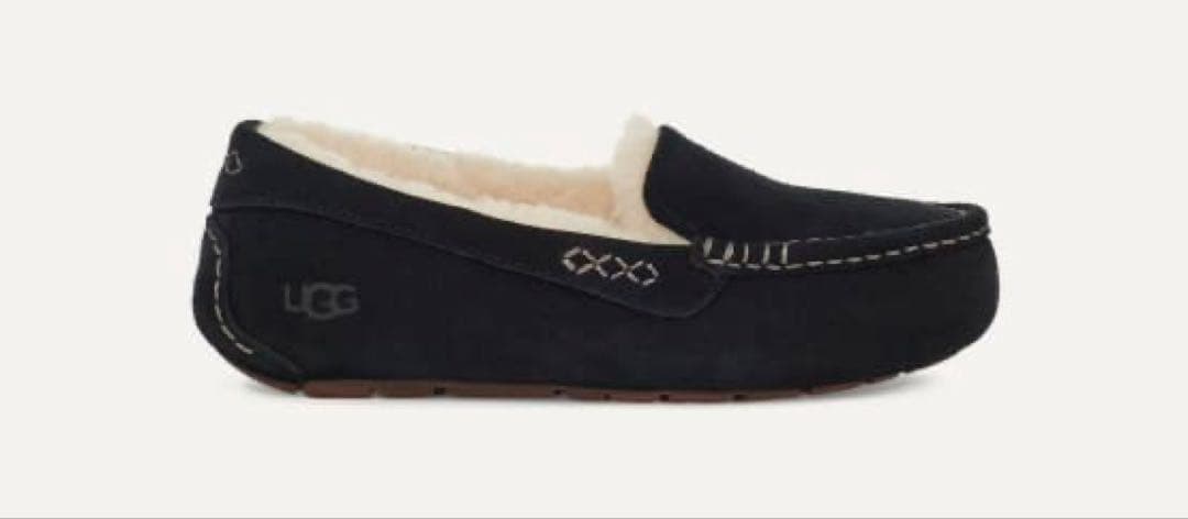 【新品未使用】UGG アンスレー モカシン ローファー ブラック 23cm