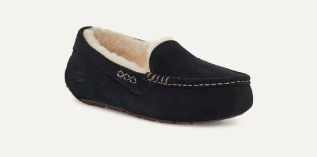 【新品未使用】UGG アンスレー モカシン ローファー ブラック 23cm