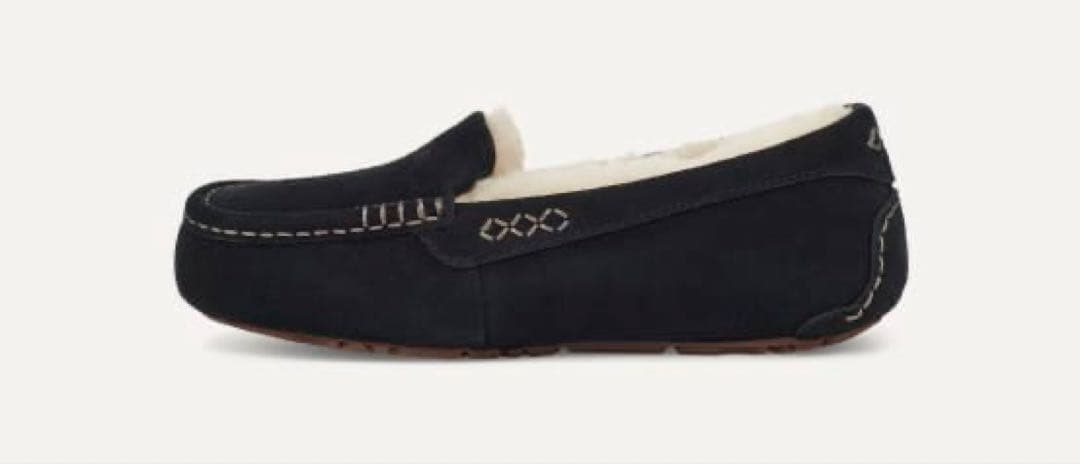 【新品未使用】UGG アンスレー モカシン ローファー ブラック 23cm