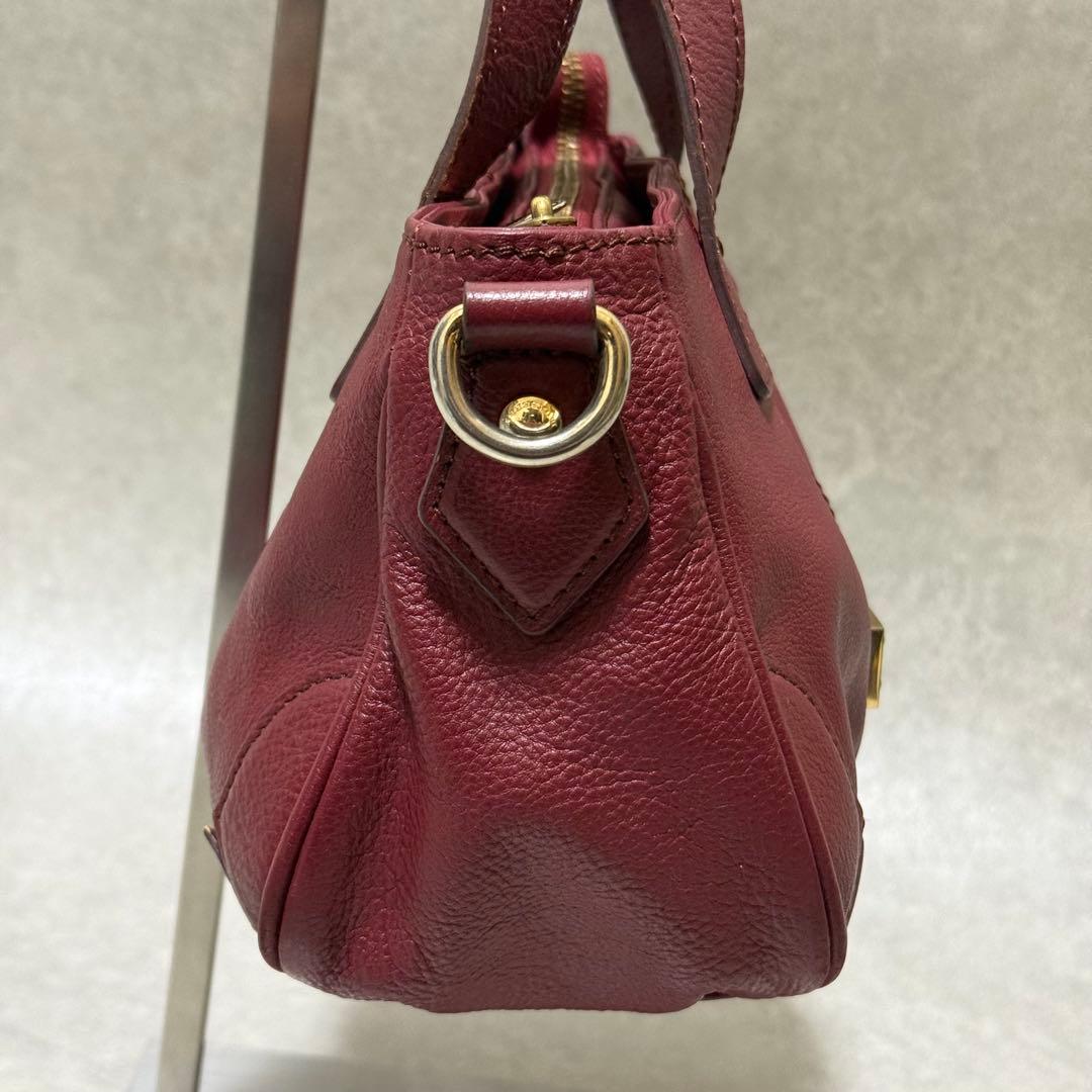 【バーバリーブルーレーベル】2wayショルダーバッグ　ゴールドロゴ　ノバチェック