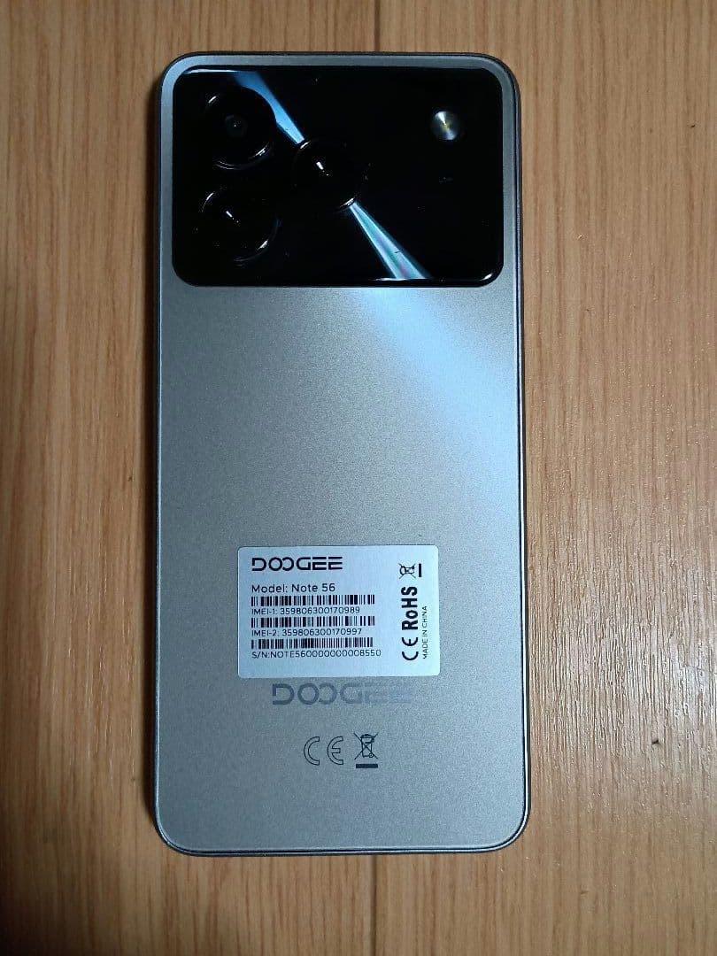 Android　DOOGEE Note56 ほぼ新品