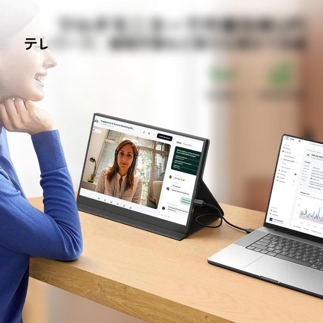 モバイルモニター13.5インチ 2.5K解像度 2560x1600 軽量545g