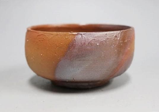 人間国宝　金重陶陽 　抹茶碗 M344
