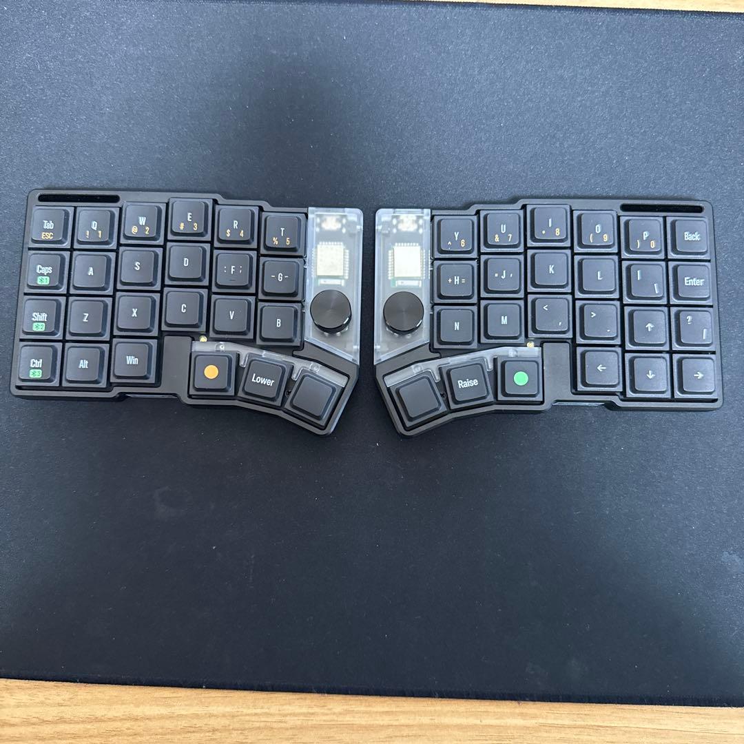 し*。様 Cornix LP 無線分割キーボード ブラック lofree spe