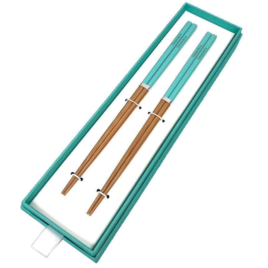 Tiffany ティファニーブルー 箸セット ペア 未使用 aq12295