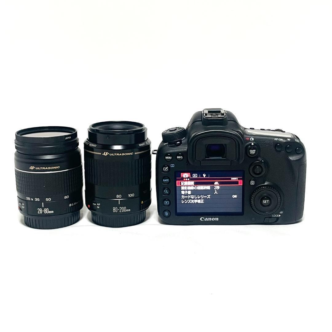 秒間10コマ連写❣️ Canon EOS 7D Mark II Wレンズセット
