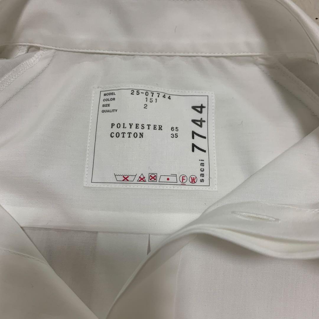 【最終価格】2025SS sacai Cotton Poplin Shirt