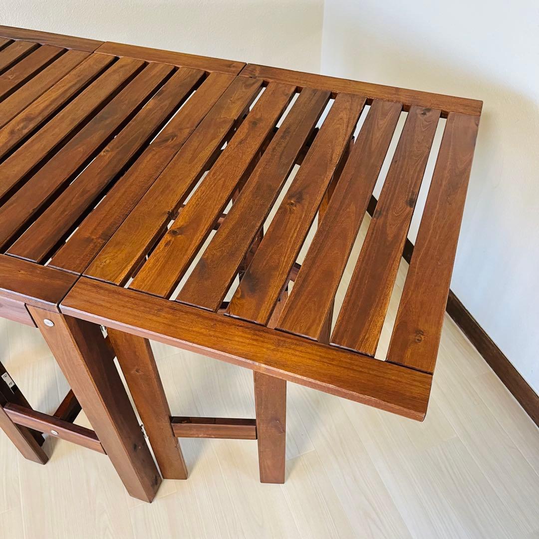 【希少廃盤品】IKEA ÄPPLARÖ エップラロー 折りたたみテーブル