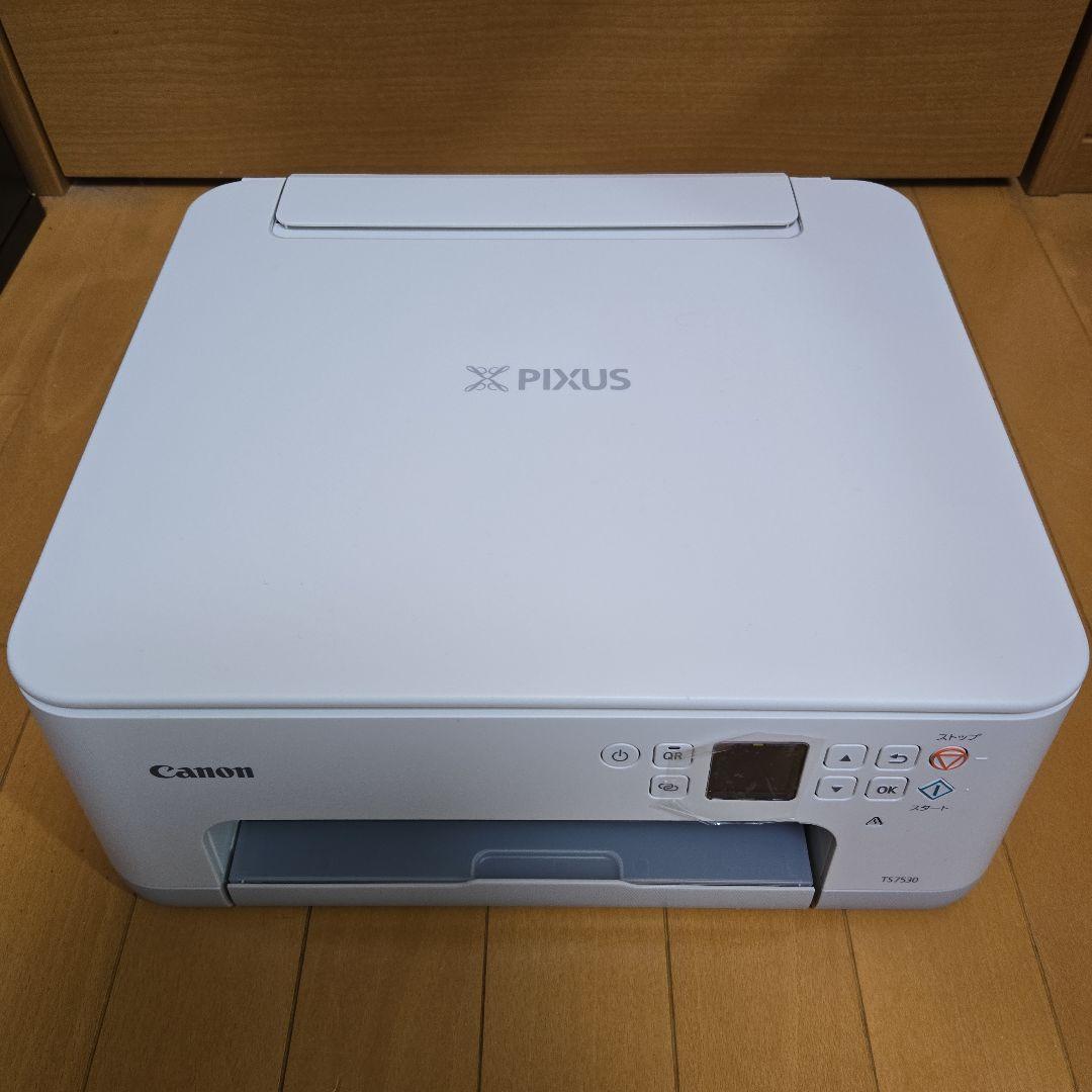 Canon PIXUS TS7530WH WHITE インクジェットプリンター