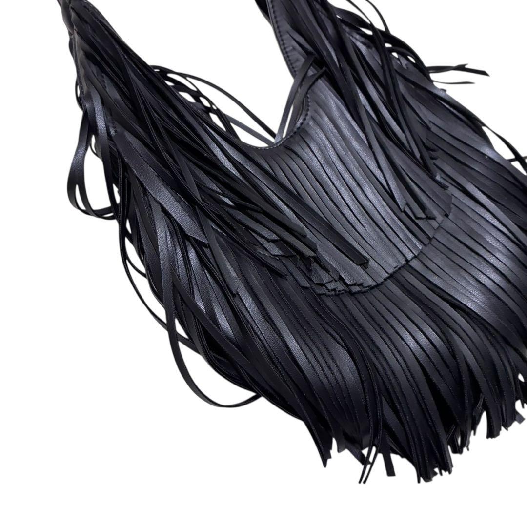 バッグ 2000s archive fringe shoulder bag zara