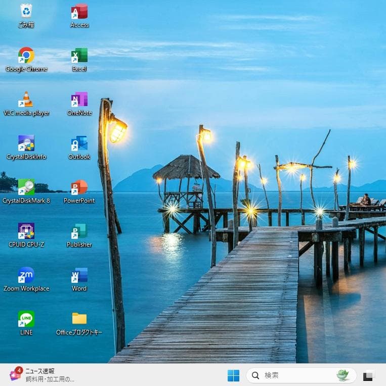 NEC☆ VersaPro☆SSD240GB☆Windows11 オフィス付③