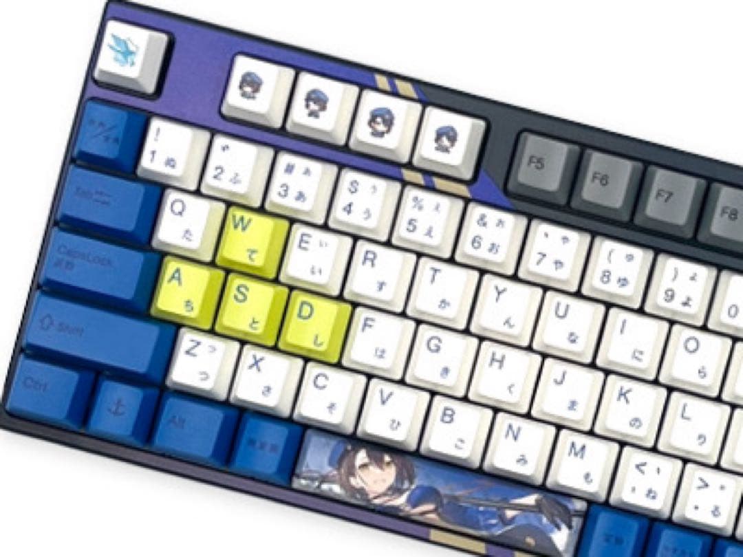 アズレン×ふもコレ ボルチモアモデル キーボード ローズ軸VARMILO
